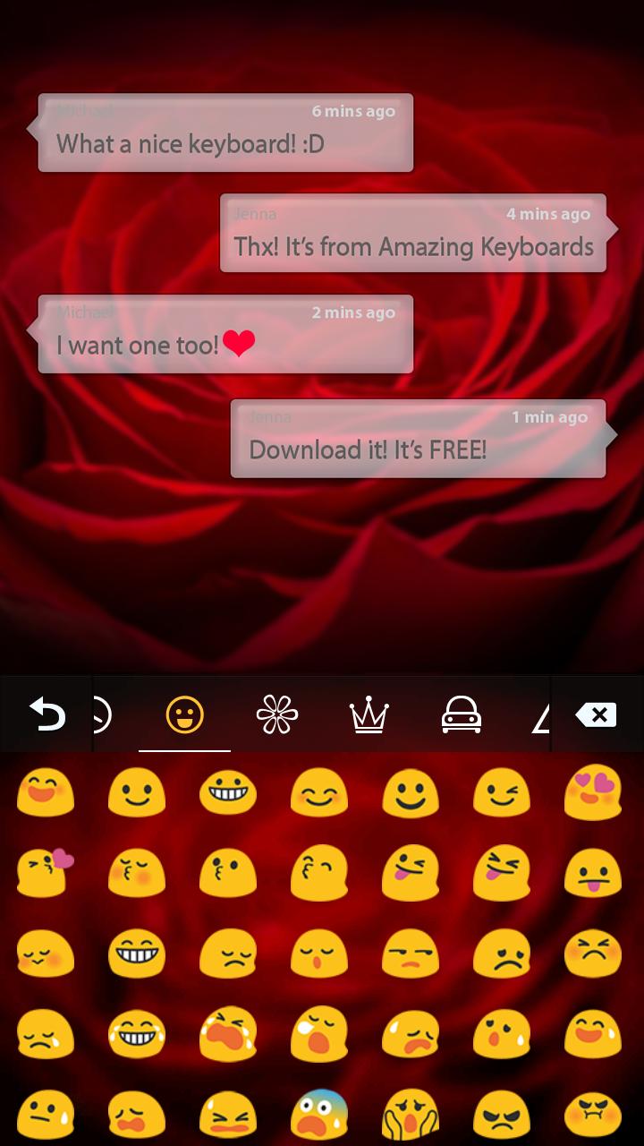 Red Rose Keyboard
