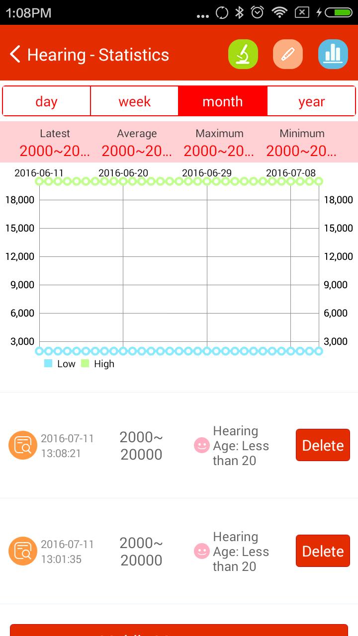 iCare Hearing Test