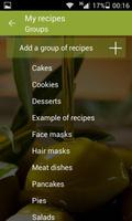 To write down recipe RM