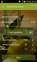 To write down recipe RM