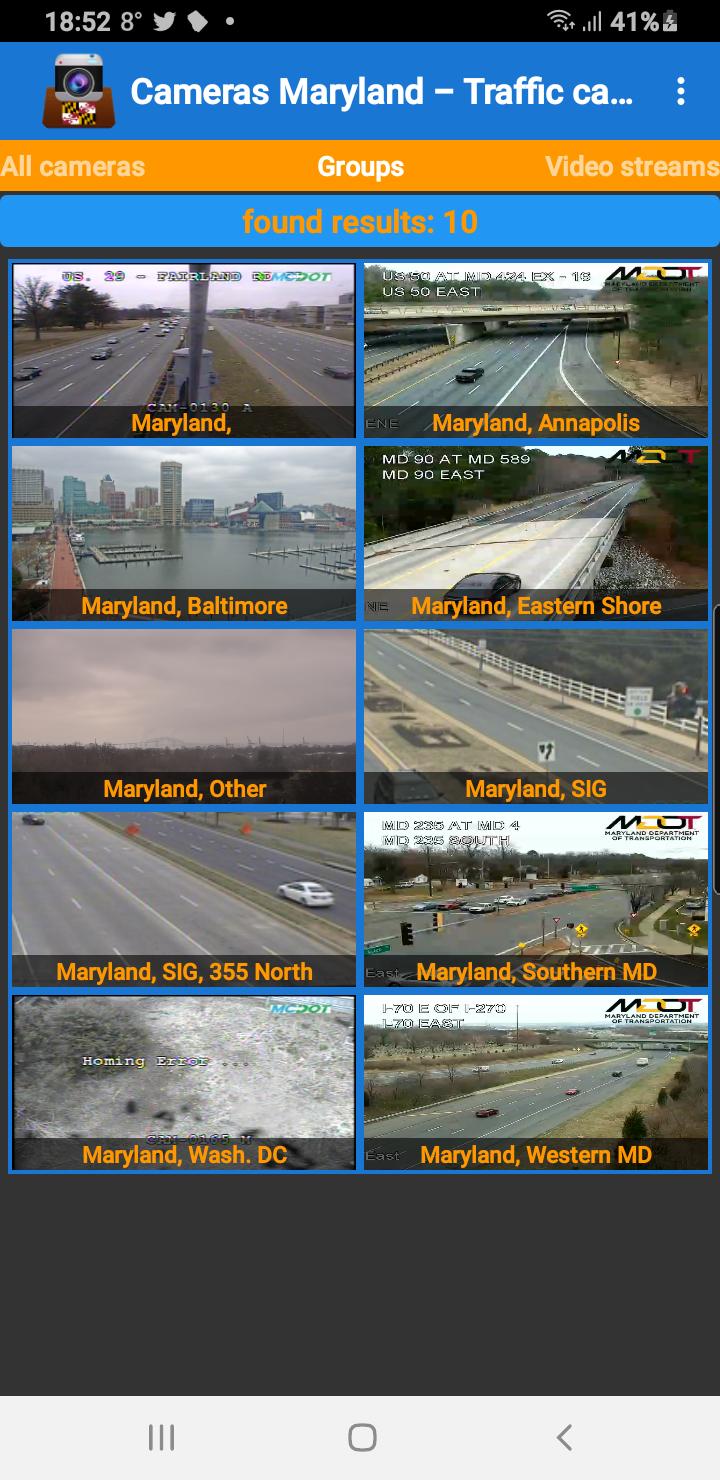 Cameras Baltimore and Maryland