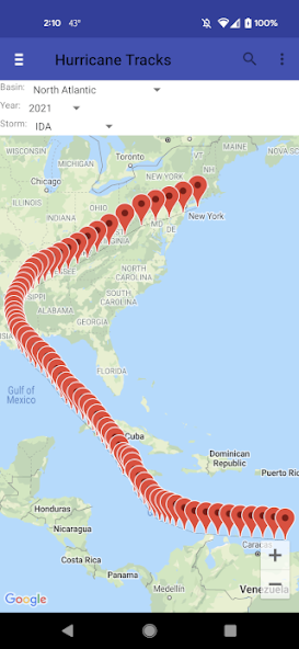 Hurricane Tracks