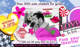 Love Photo Stickers for Girls