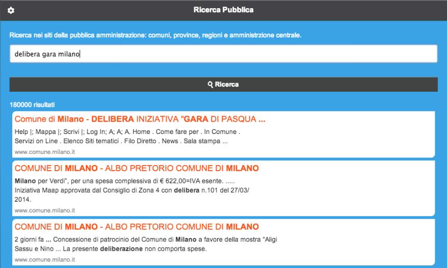 Ricerca Pubblica - Comwai