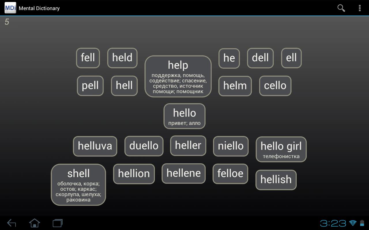 Mental Dictionary