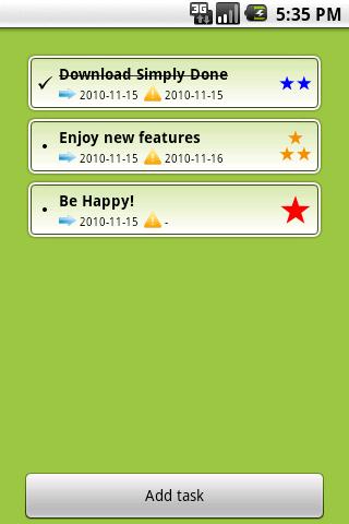 Simply Done (to-do list)