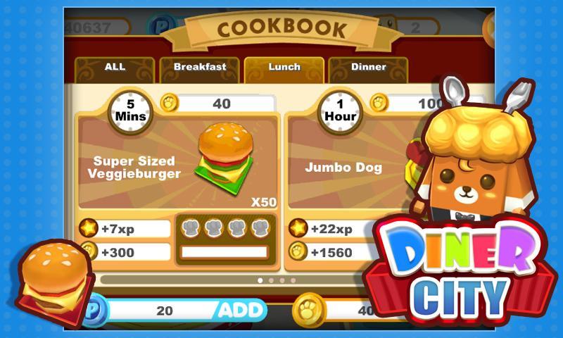 Diner City - Craft your dish