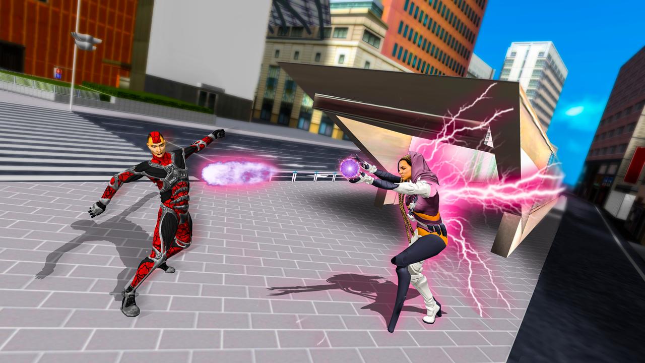 Crime City flying hero: Underw