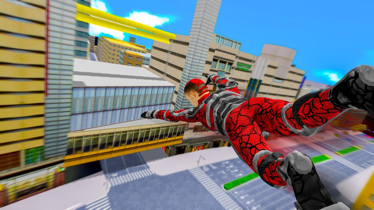 Crime City flying hero: Underw