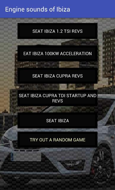 Engine sounds of Ibiza