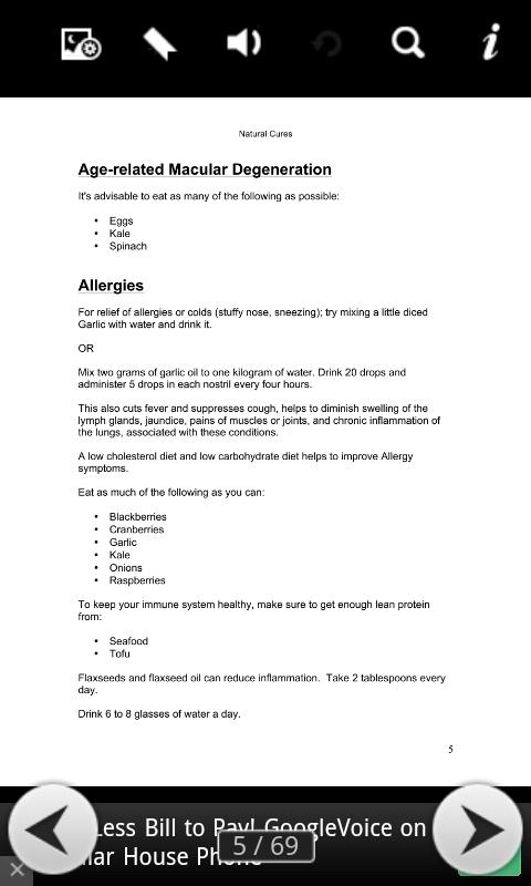 Natural Cures With Food