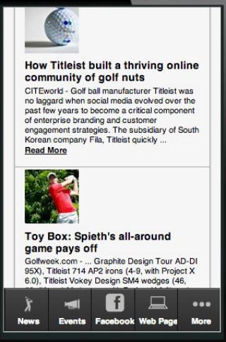 Titleist Owners App