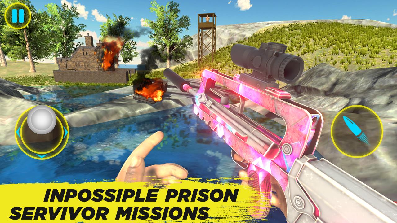 Prisoner Shooting Survival Bat