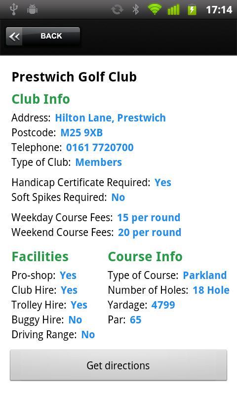 Golf Finder