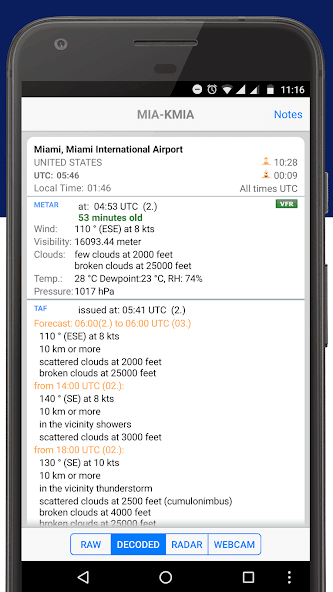 PilotWeather Lite