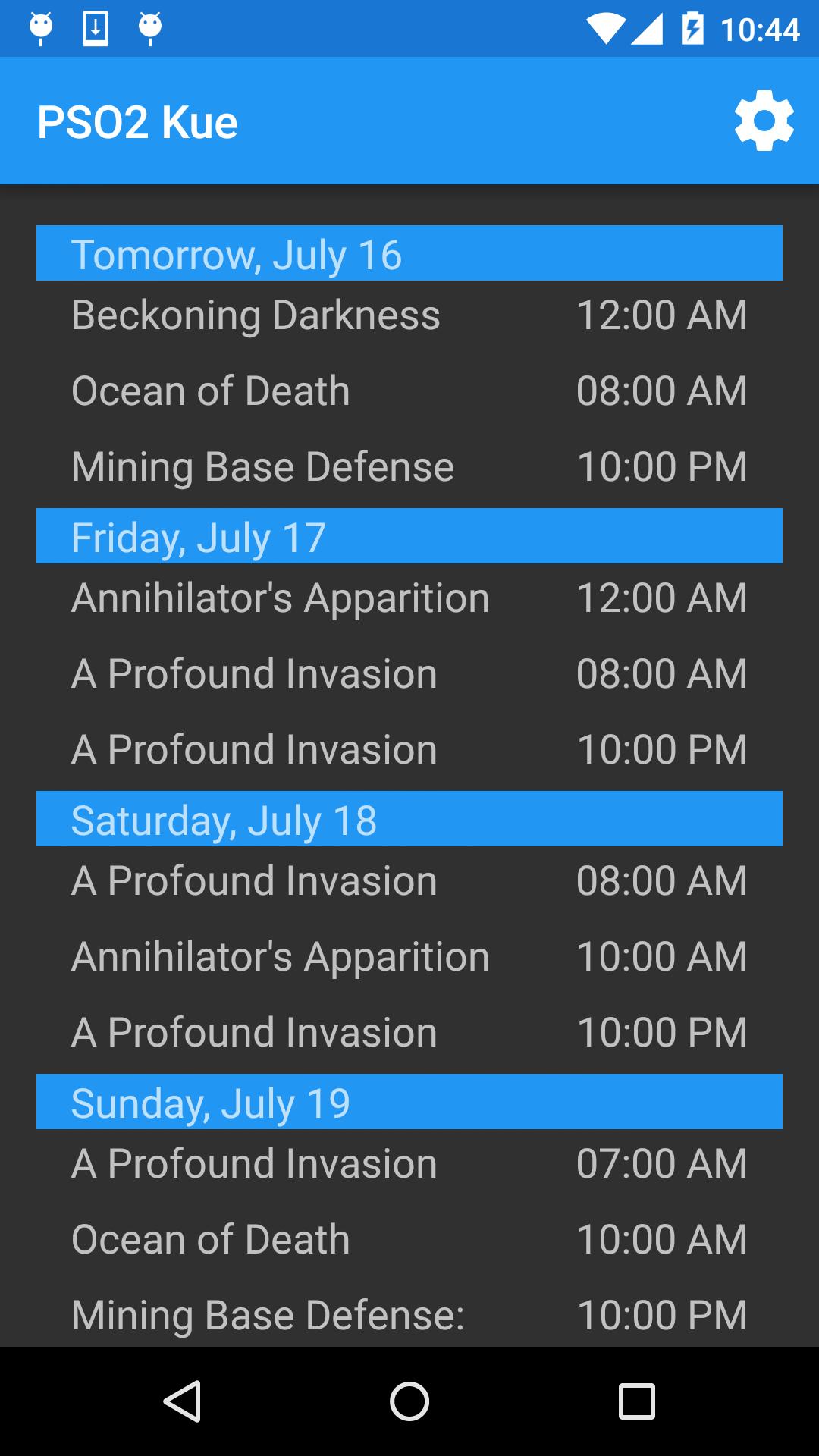 Kue: PSO2 EQ Tracker