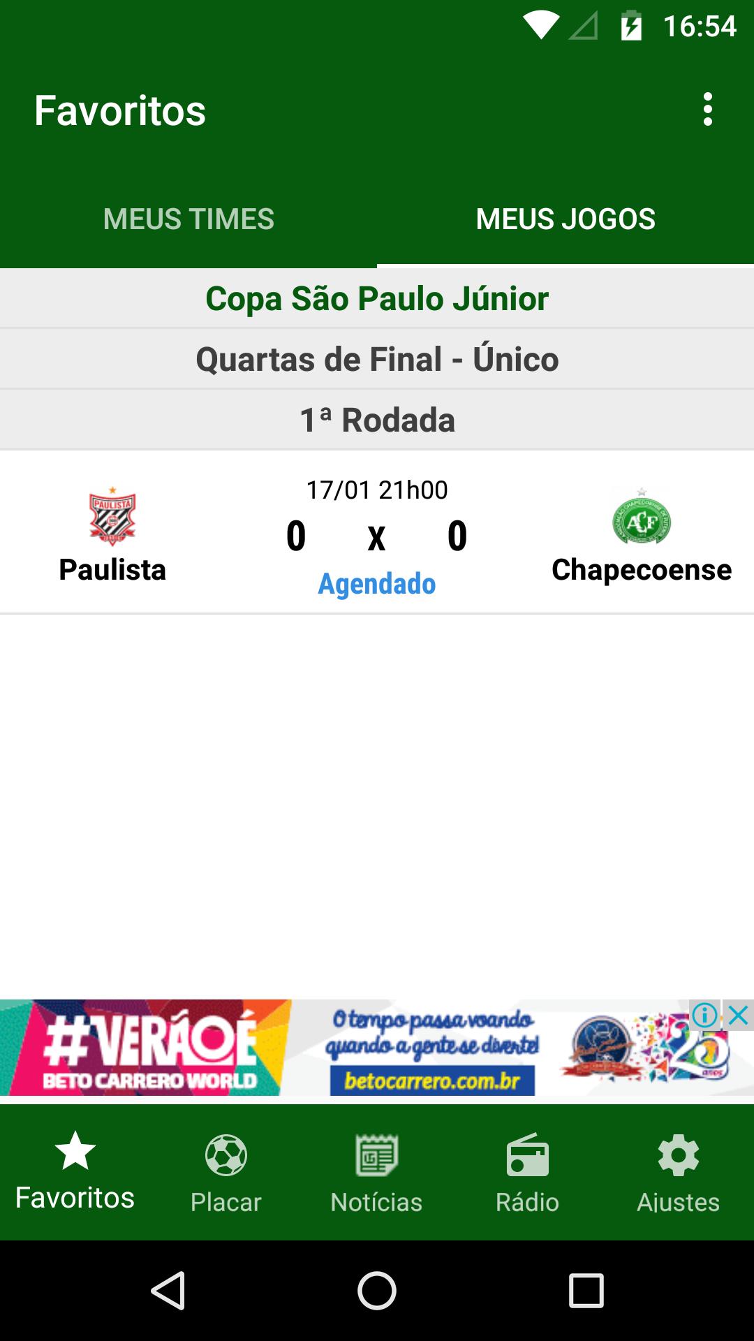 Placar FI