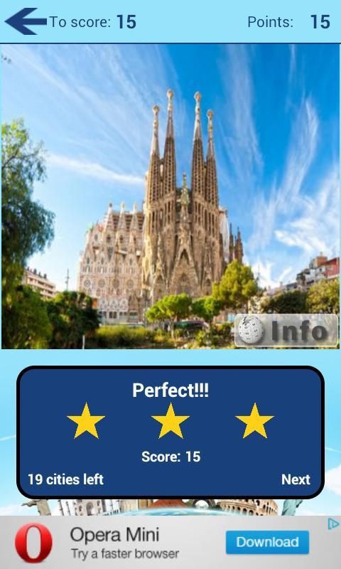 Geography Quiz - City Puzzle