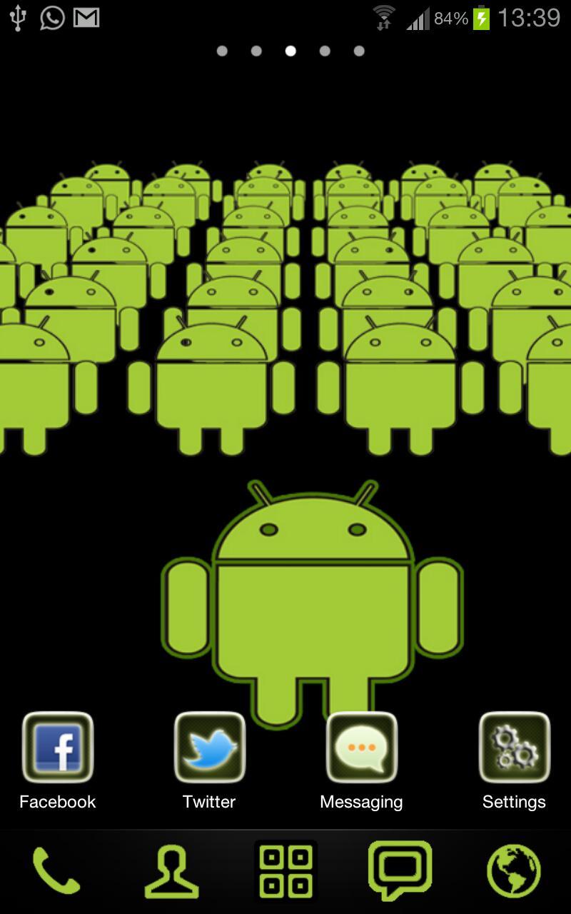 Green Army GoLauncher Ex Theme