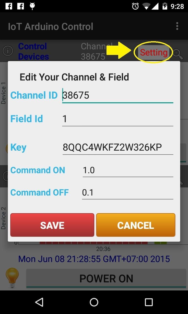 IoT Arduino Control Devices