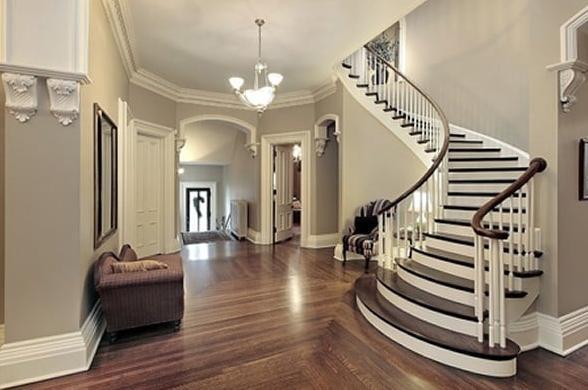 Staircase railing design