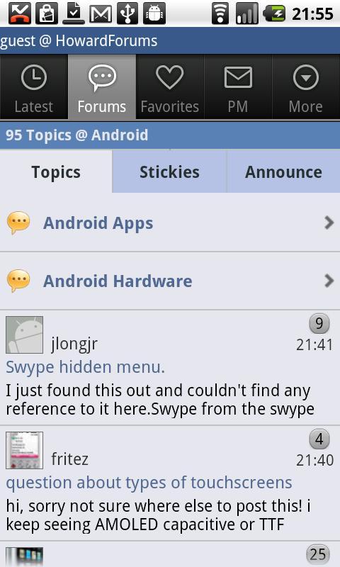The HowardForums App