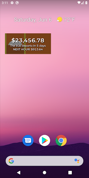 Desert Bus for Hope Widget