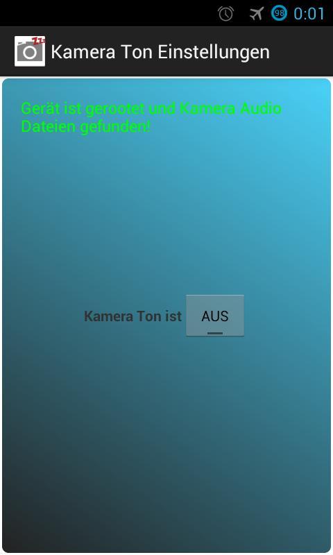 Camera Sound off! (root)