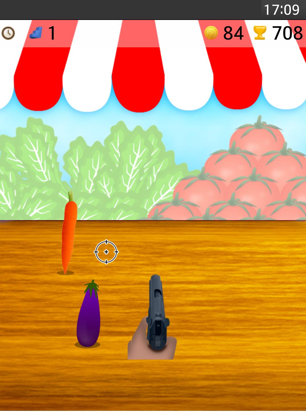 Vegetables Shooting Games