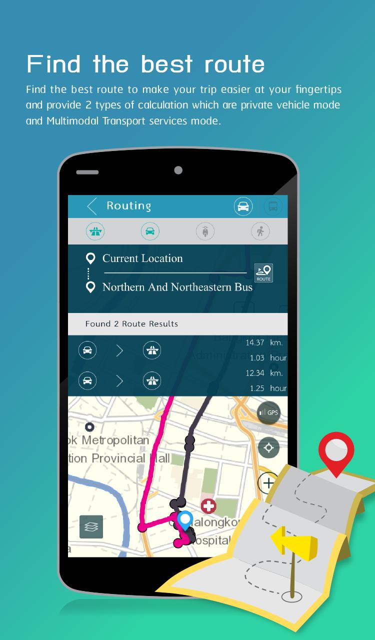 Thailand Tourism Map