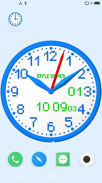 3D Analog Clock-7