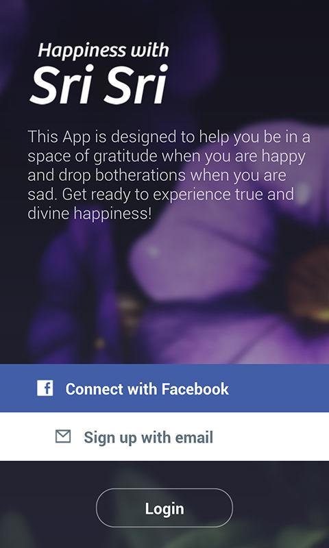 Happiness with Sri Sri