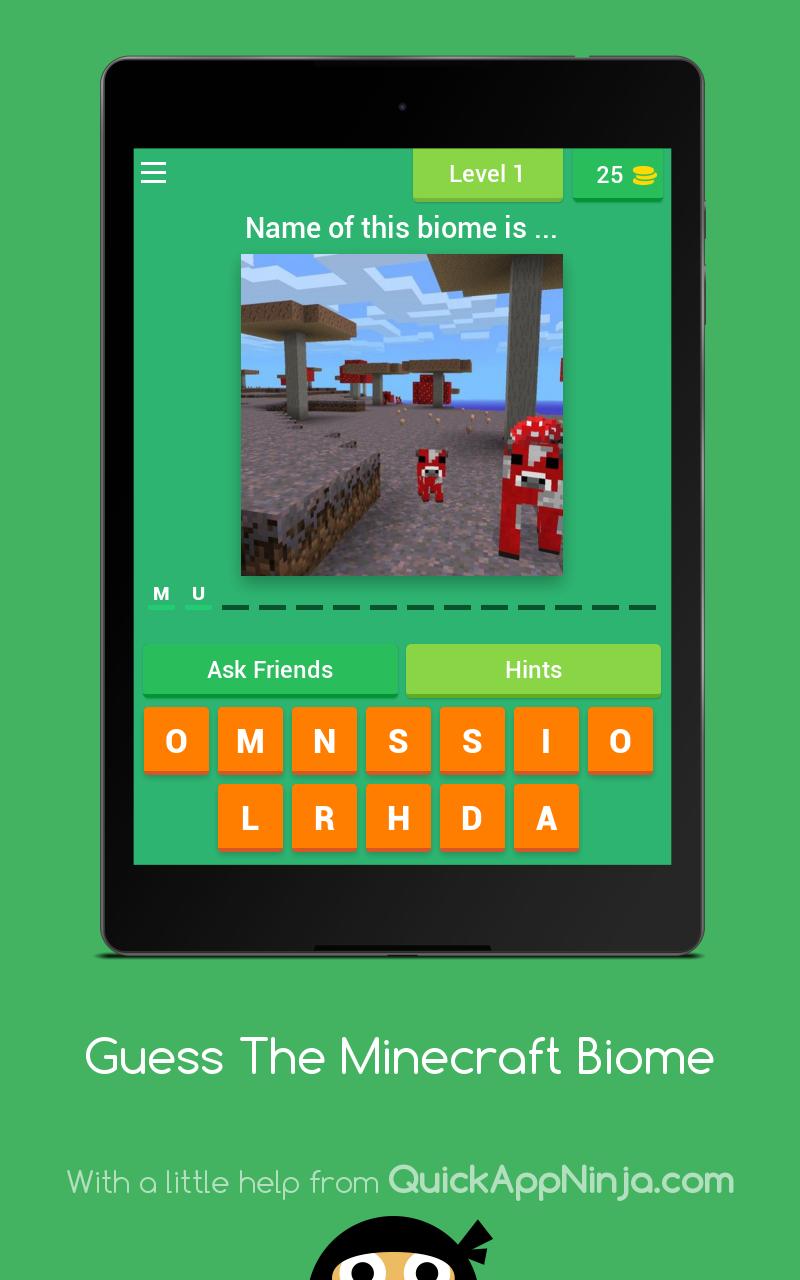 Guess The Minecraft Biome