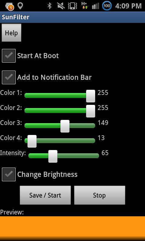 SunFilter - Screen Temperature