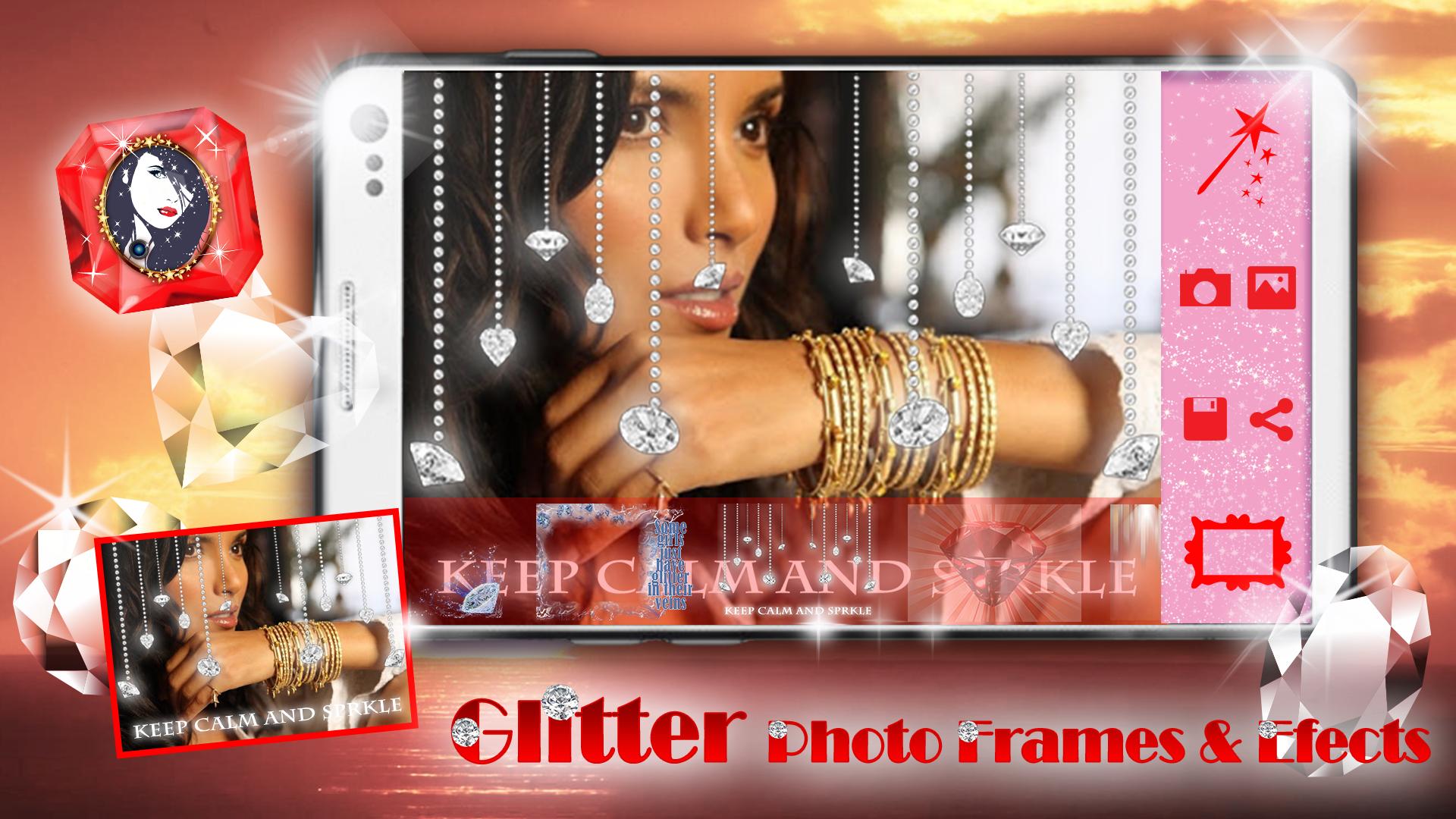 Glitter Photo Frames & Effects