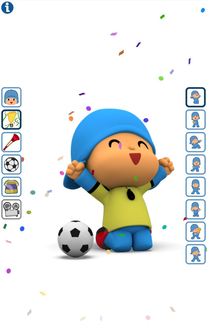 Talking Pocoyo Football Free