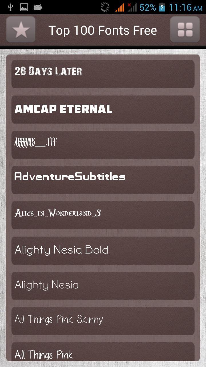 Top 100 Fonts Free