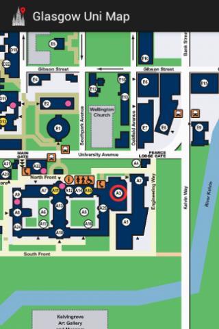 Glasgow Uni Map