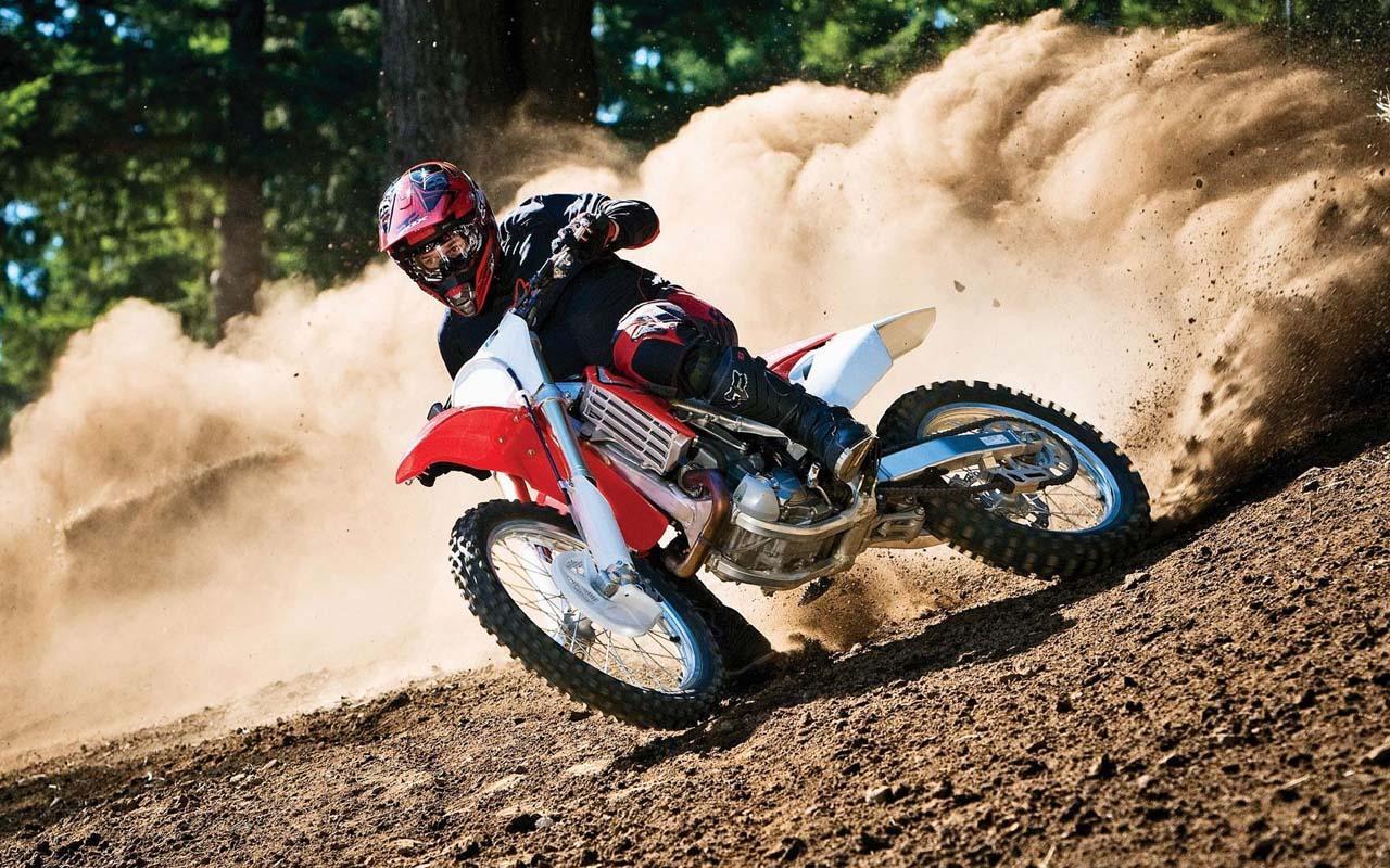 3D off-road motorcycle racing