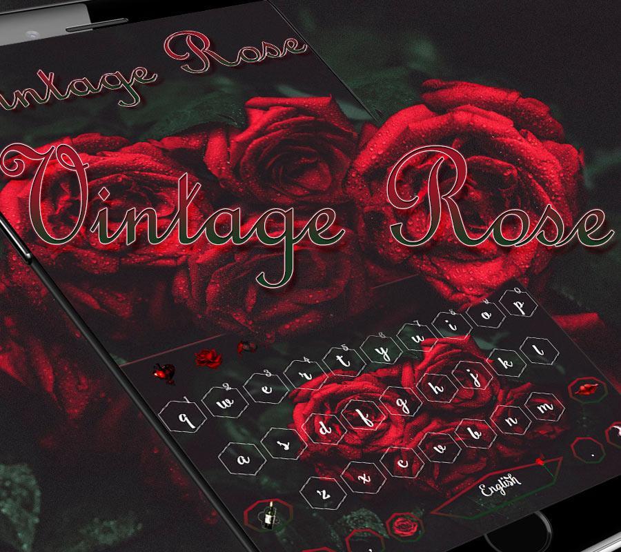 Red rose Keyboard theme
