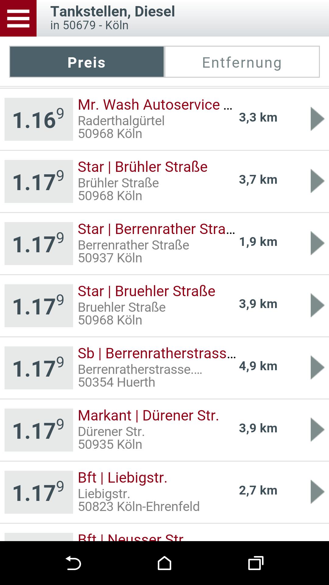 n-tv TANKNAVI - Die Tanken App