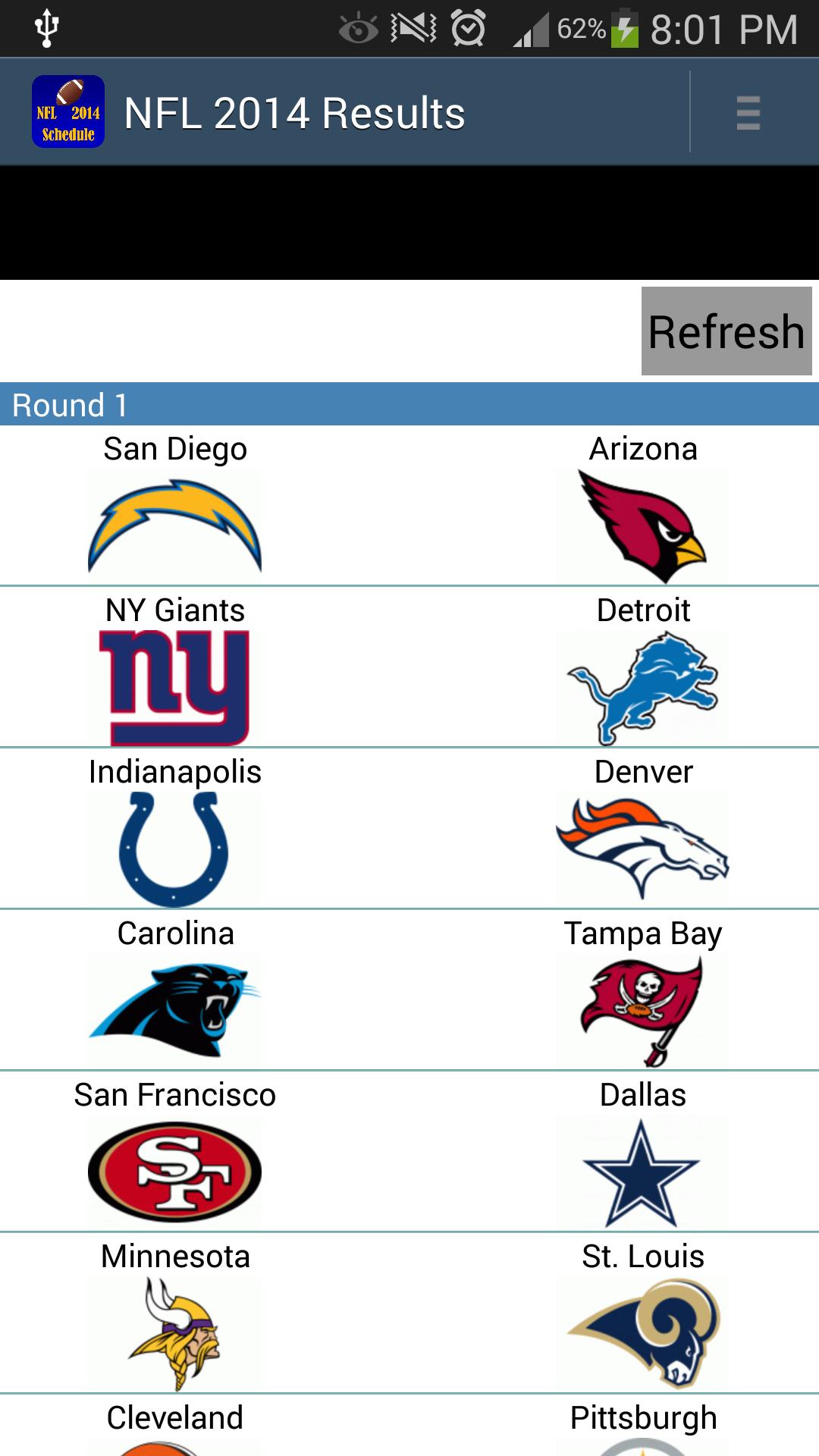 NFL 2014 Schedule
