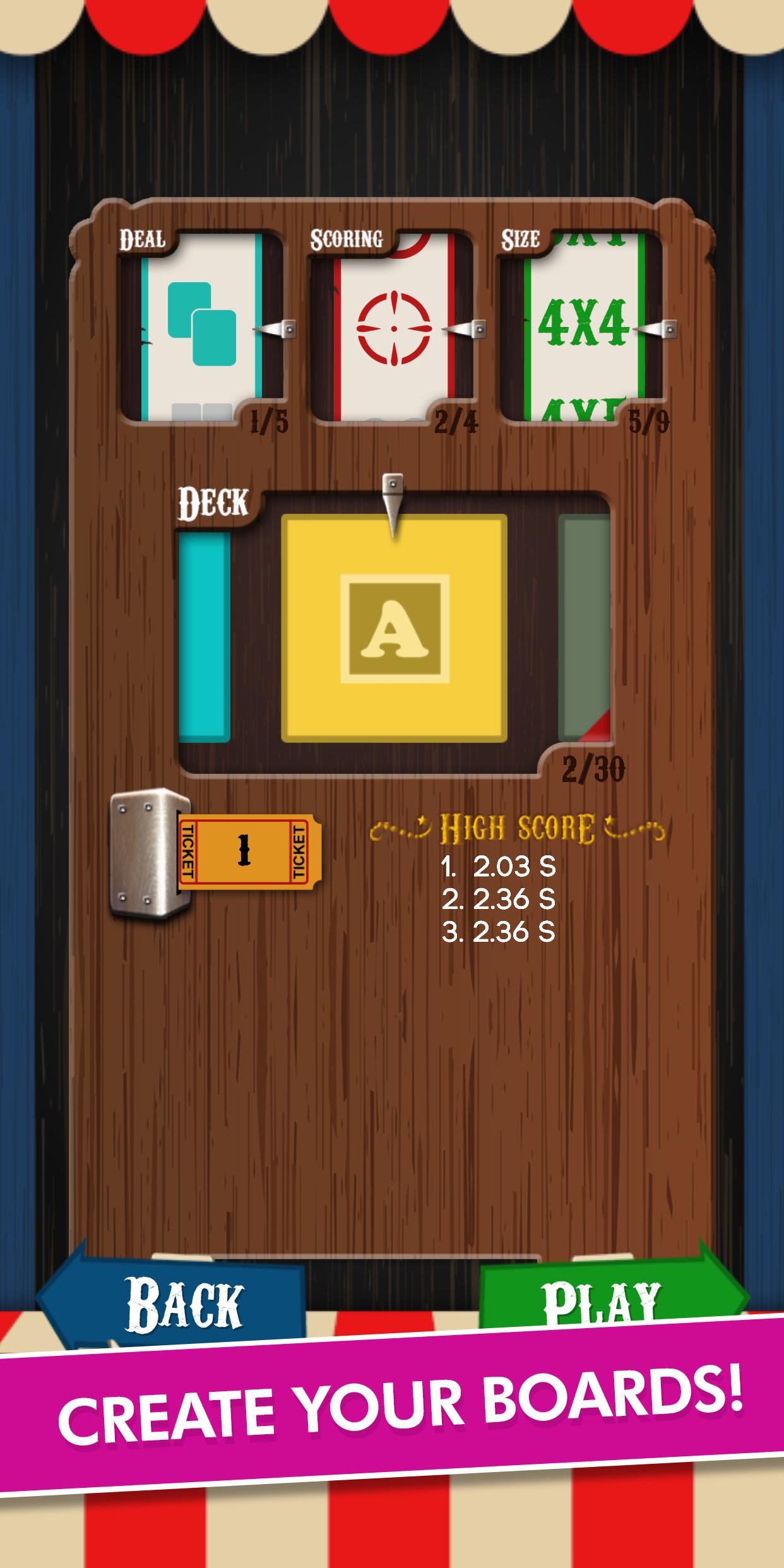 Memory Matches Circus