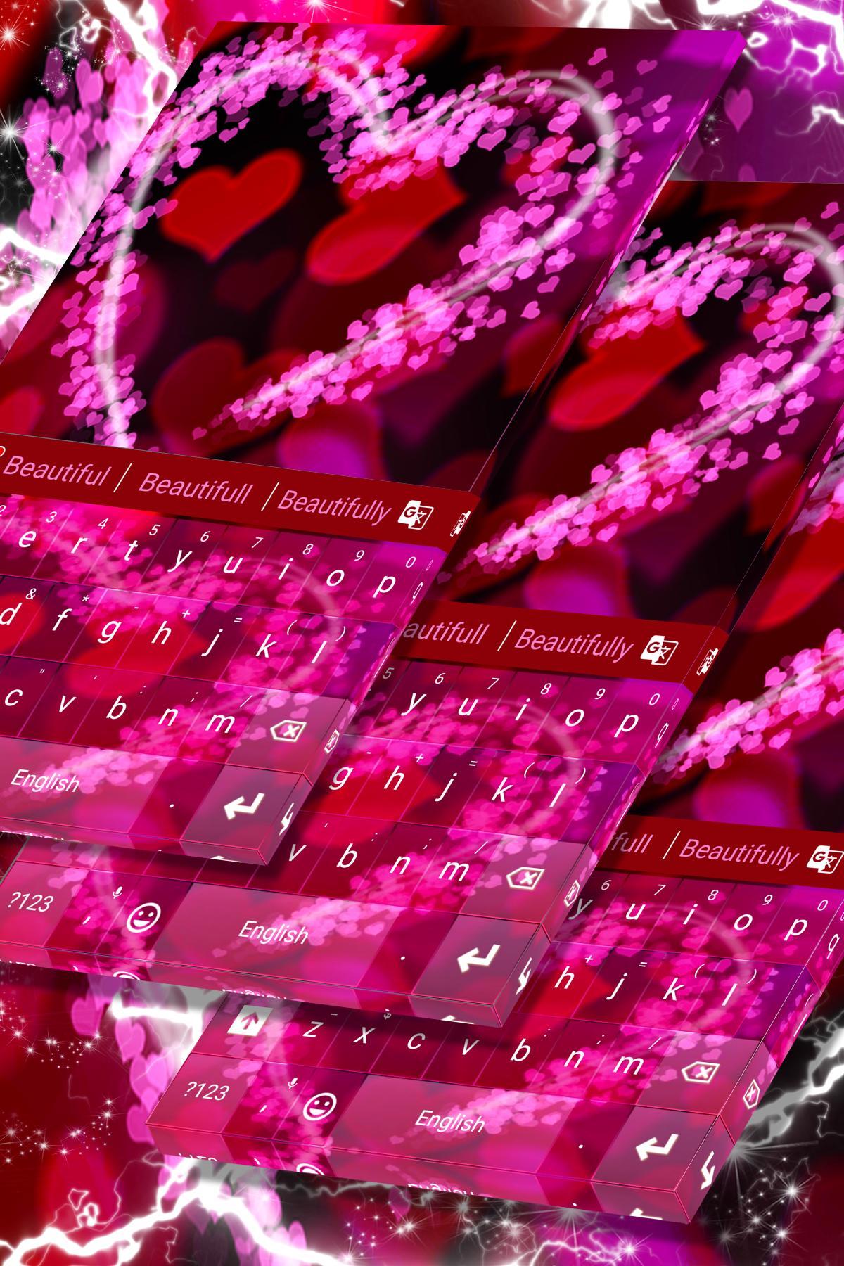 Keyboard Pink Love App
