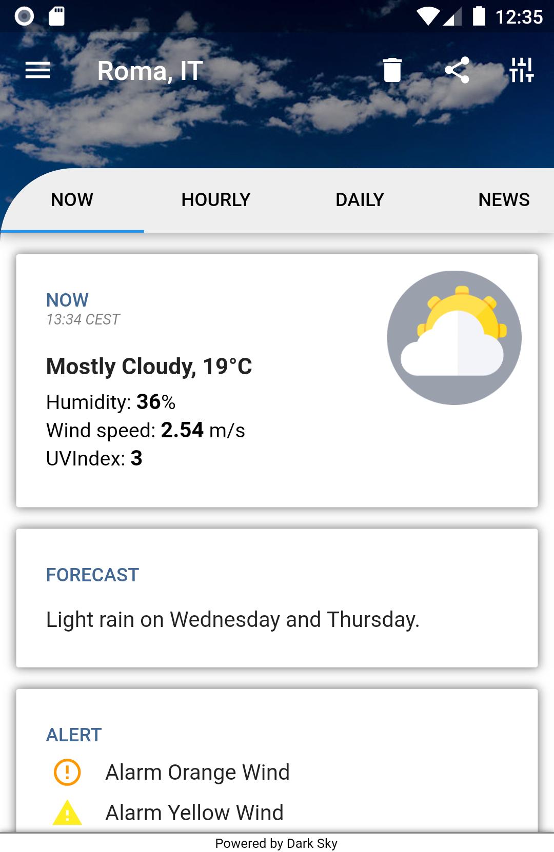 Weather - Will be Sunny?