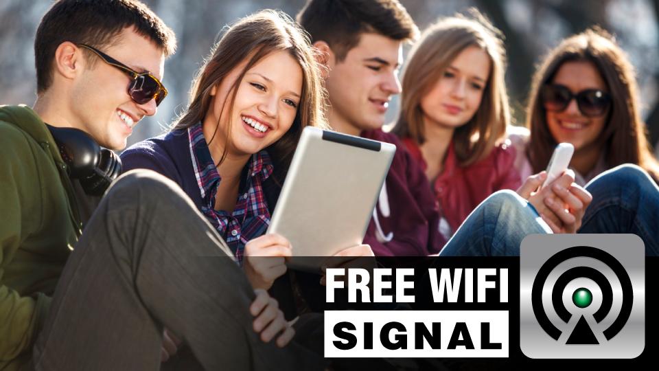 Free wifi signal
