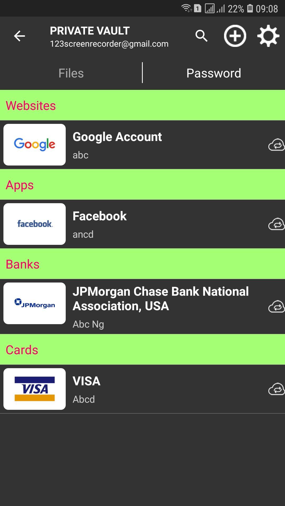 File Manager, Personal Vault for Google Drive
