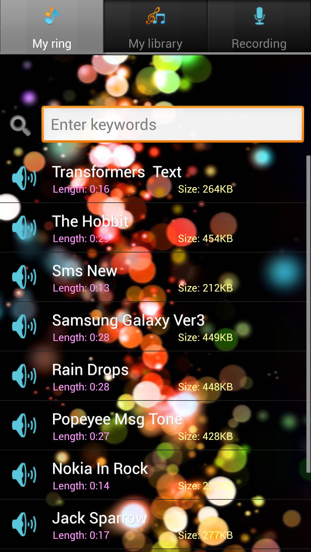 SMS ringtones  free
