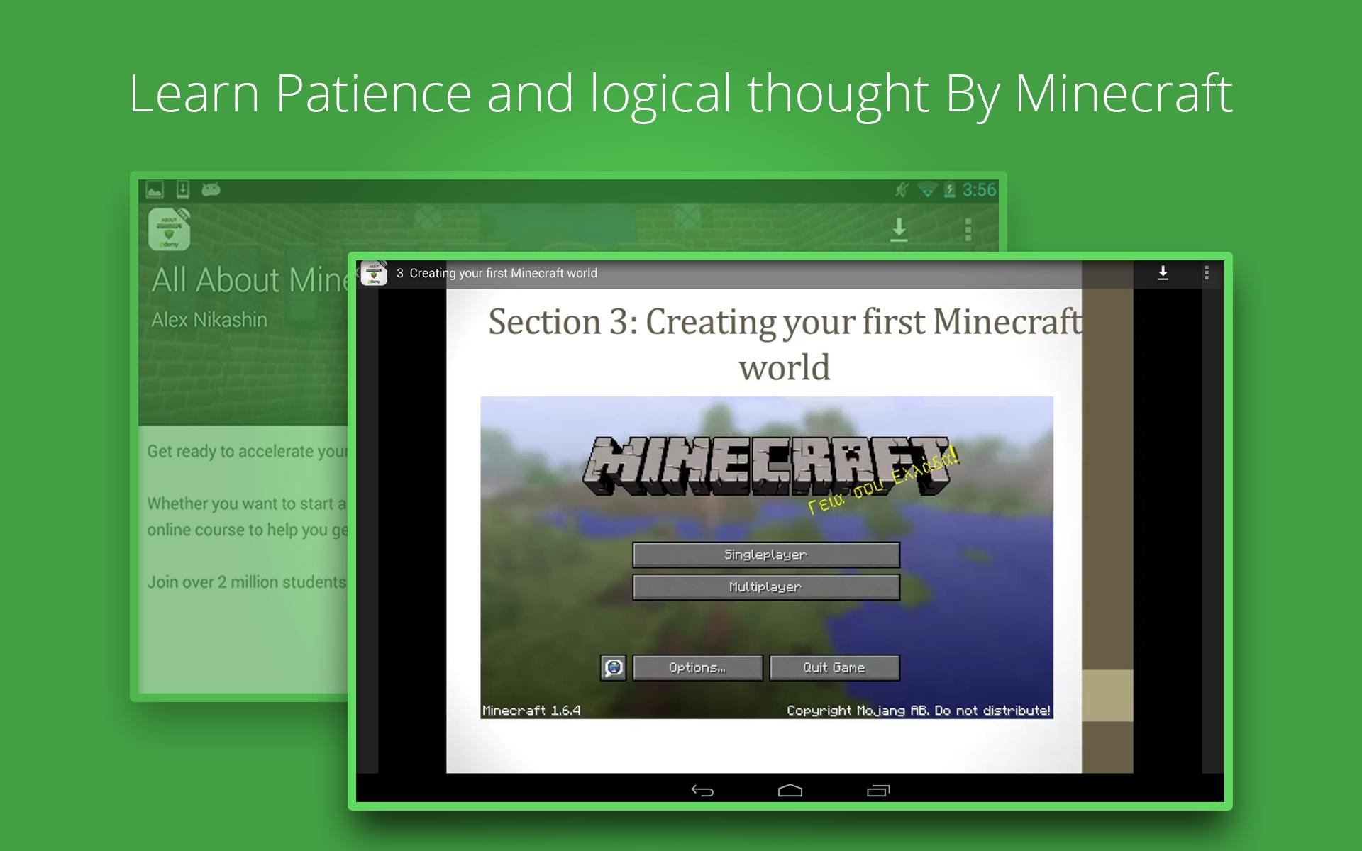 Education with Minecraft Game