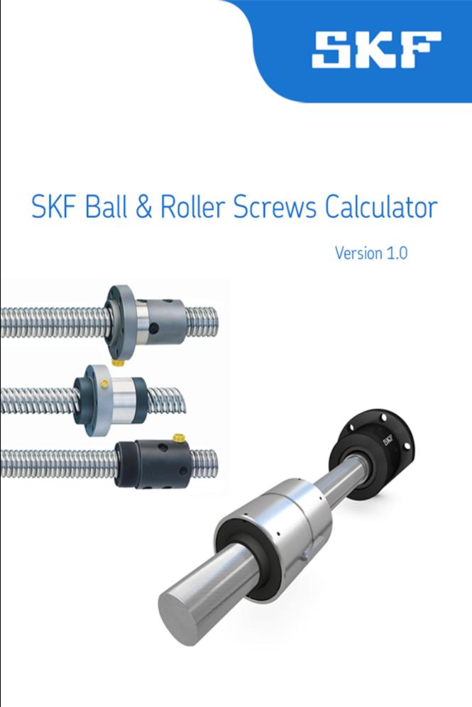 SKF Ball & Roller Screws Calc